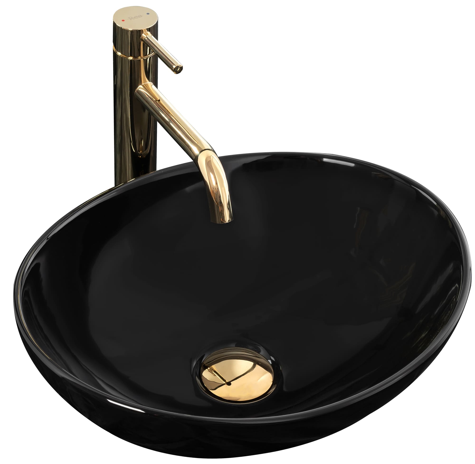 sophie black ceramic sink